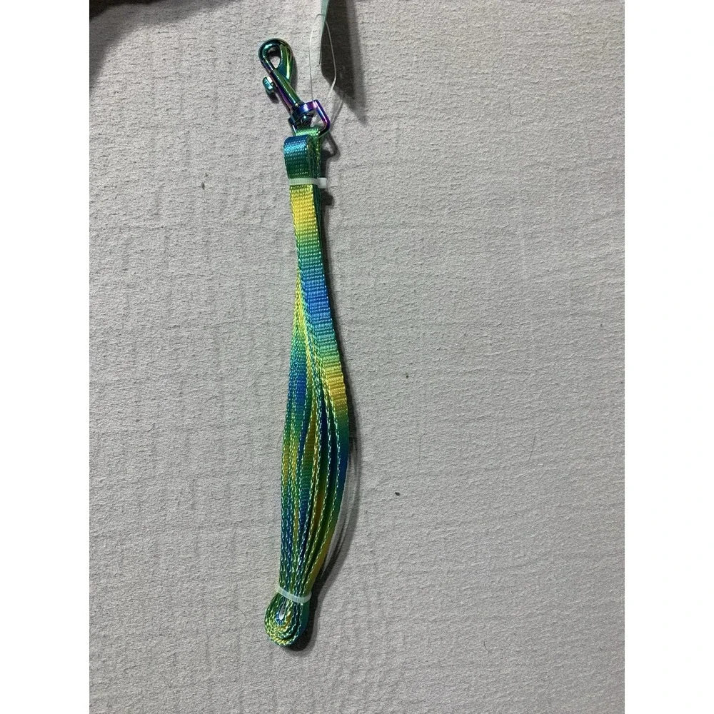 Whisker City Ombre Cat Leash Turquoise Blue Yellow NWT